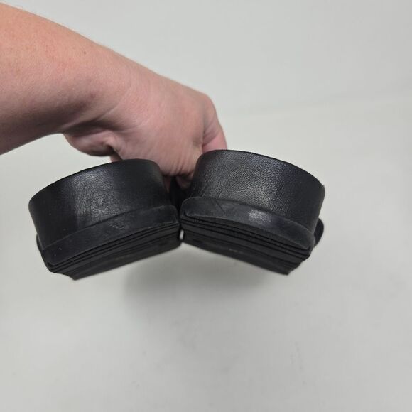 COCONUTS By MATISSE Park Ave Vegan Leather Knotted Tie Slide Sandal Black Sz 7 - Picture 6 of 8